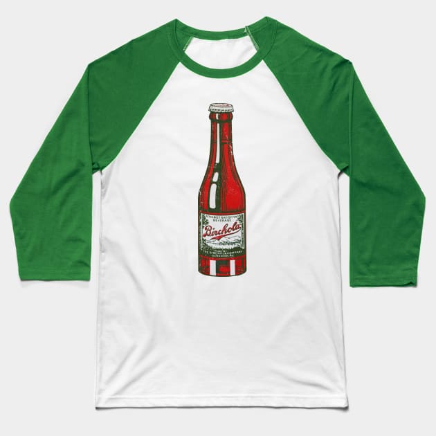 Birchola Birch Beer Baseball T-Shirt by Tee Arcade